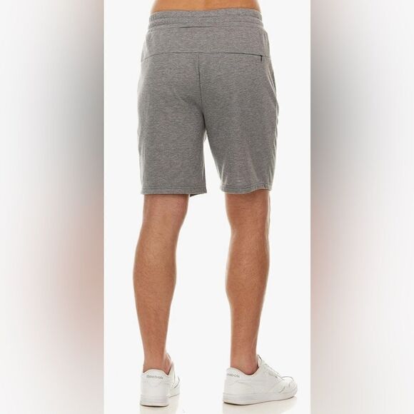 NWT Pure Champ Men’s NAVY French Terry Casual Gym Shorts w/Zip Pockets - Size M - Picture 8 of 9